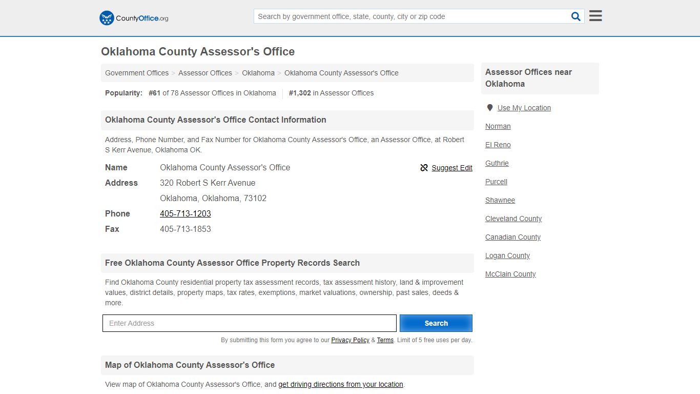 Oklahoma County Assessor's Office